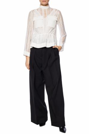 See-through top with ruffle, zdjęcie 2 See-through top with ruffle od Chloe